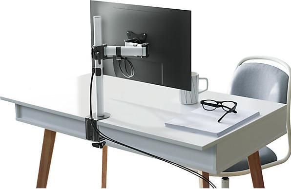 Produktbild Durable Monitorhalterung SELECT für 1 Mon. Tischbef Silber (Esstisch, 27.01")