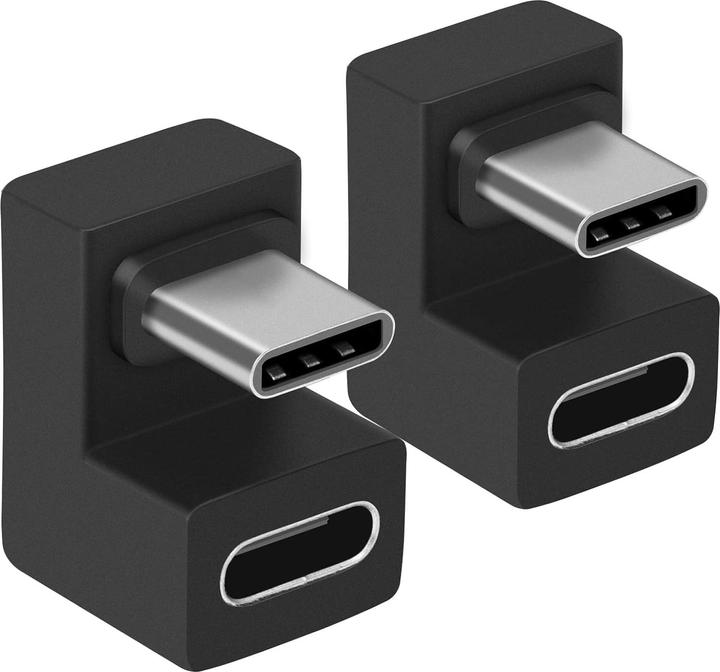 Produktbild equip Adapter USB-C -> USB-C 10Gbps, 100W PD, 2er-Pack sw (USB 3.2 Gen 2)