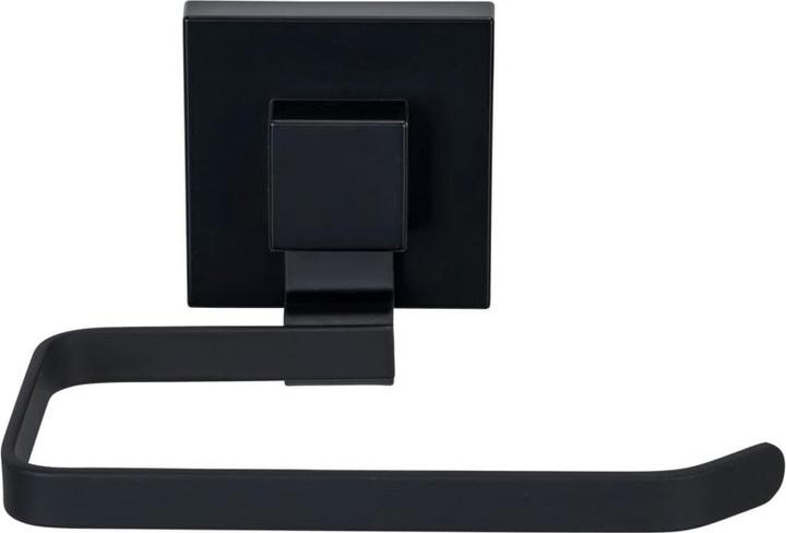 Produktbild Wenko Vacuum-Loc® Toilettenpapierhalter Mod. Quadro Schwarz Befestigen ohne Bohren