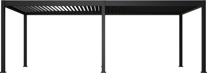 Produktbild Weide elektrische Pergola 3.6x7.2m Anthrazit mit LED (720 cm, 360 cm)