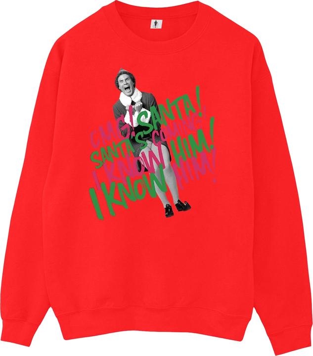 Elf Santa's Coming Sweatshirt (L)