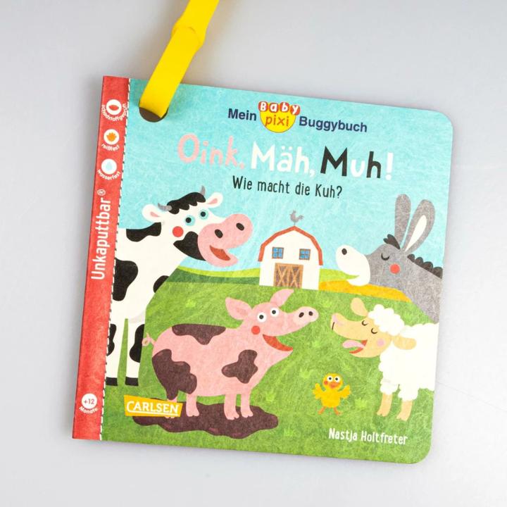 Image du produit Baby Pixi Mein Baby-Pixi-Buggybuch: Oink, Mäh, Muh! (Allemand)