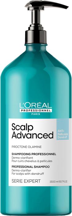 Image du produit L'Oréal Professionnel Loreal Scalp Advanced Anti-Dandruff Dermo-Clarifier Shampooing 1500 ml (1500 ml, Shampoing liquide)