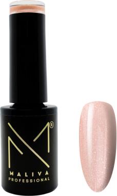 Maliva Gellack 063 UV/LED (Shiny Soft Pink Glitter, Gel-Effekt Nagellack)