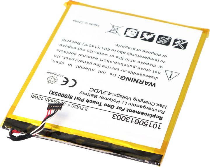 Actual product image Alcatel Battery One Touch Pixi 3 8.0 3G Battery TLp032B2, TLp032BD, TLp032C2, TLP032CC
