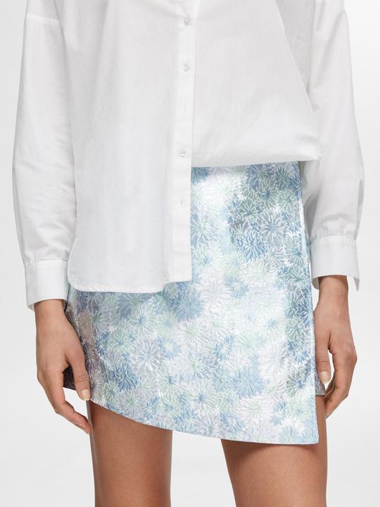 Image du produit Selected Femme Minijupe jacquard fleurie (34)