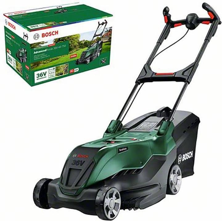 Actual product image Bosch Home & Garden AdvancedRotak 36V-44-750 cordless lawn mower, without battery (Rechargeable battery operated)