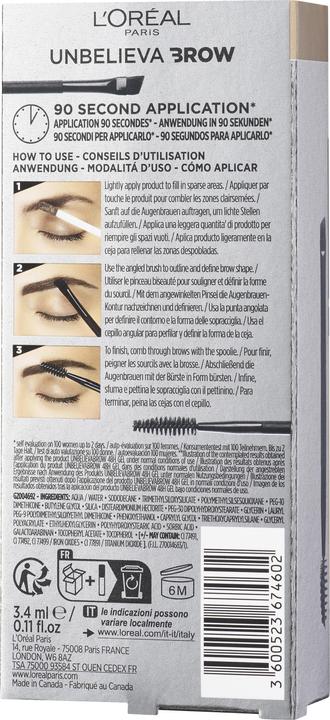 Produktbild L'Oréal Paris Unbelieva Brow (103 Warm Blonde)