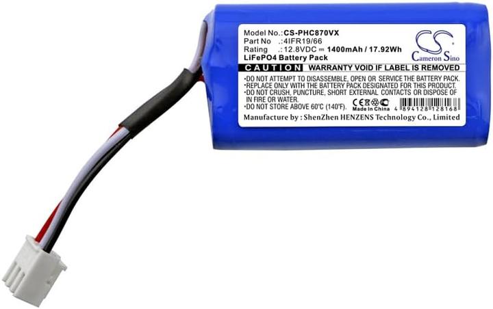 Produktbild Shenzhen Ersatzakku 1400mAh für Philips & Severin Staubsauger