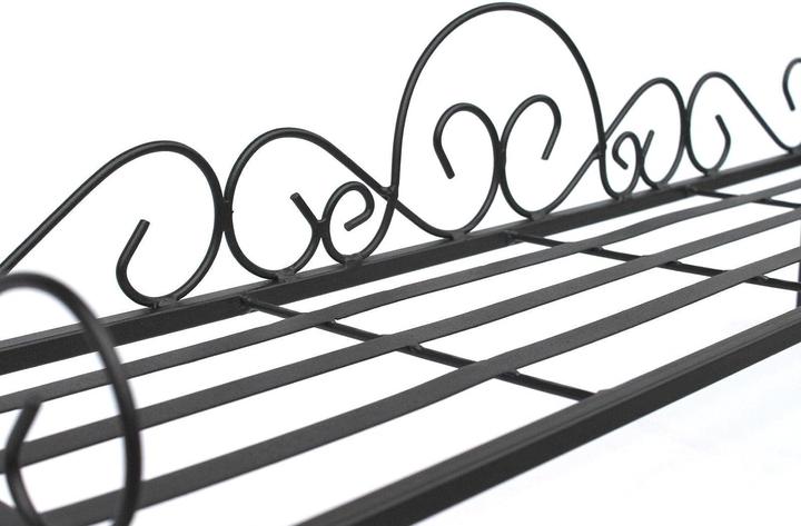 Produktbild DanDiBo Blumenregal Metall Schwarz 75 cm