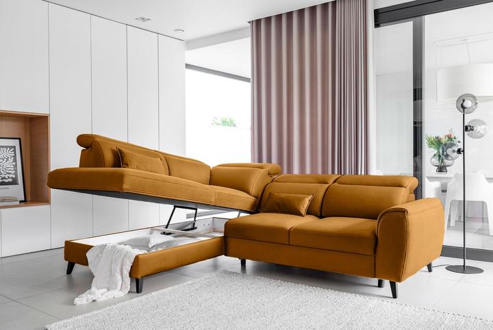 Actual product image ELTAP Noble (Corner sofa, 4-seater, Sofa bed)
