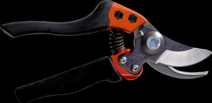 Actual product image Bahco ERGO medium-sized 20 mm bypass pruning shears with roller handle with elastomer coating for