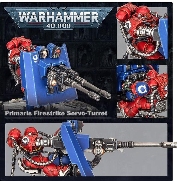 Produktbild Games Workshop Space Marines - Primaris Firestrike Servo - Turret (Kunststoff)