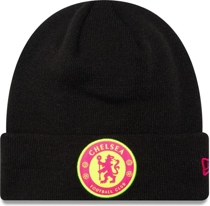 New Era Wintermütze Cuff Beanie - FC Chelsea Lion schwarz