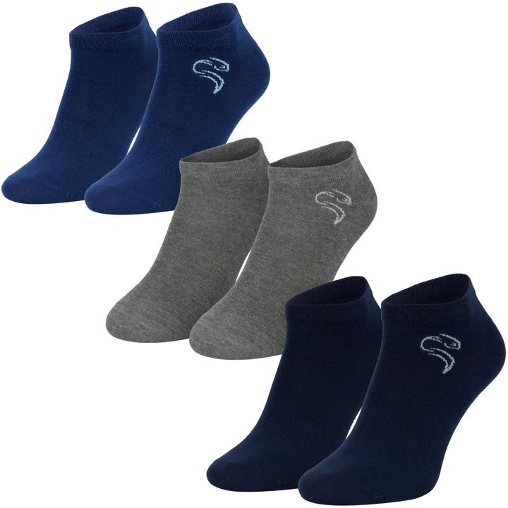 Dark blue / blue / grey