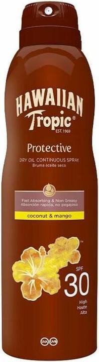 Actual product image Hawaiian Tropic Coconut & Mango Oil (Sun spray, SPF 30, 180 ml)