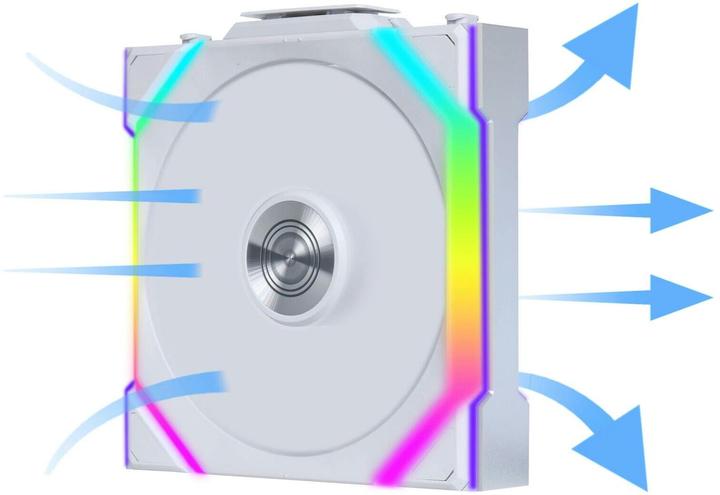 Actual product image Lian-Li UNI FAN SL Wireless ARGB PWM fan - 120 mm, white (120 mm, 1 x)