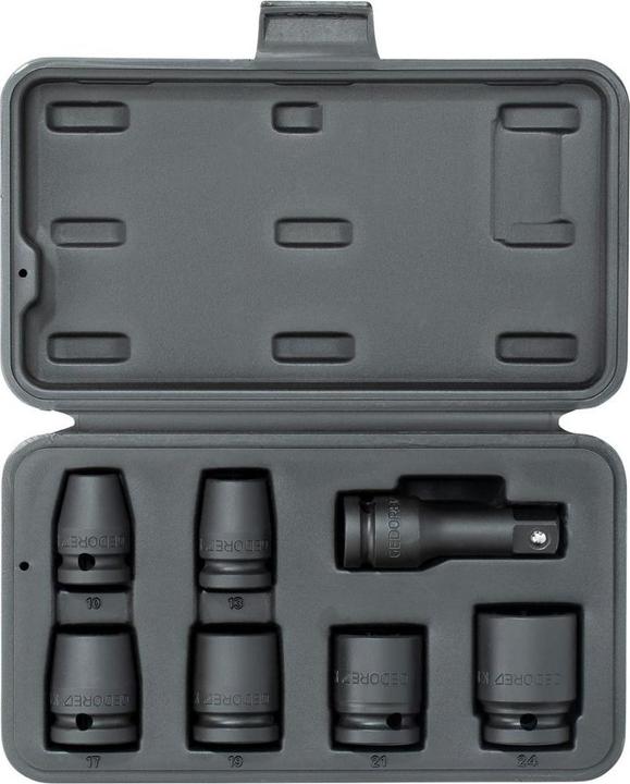 Produktbild Gedore Kraftschrauber-Satz 1/2" 7-tlg 6-kant 10-24 mm (1/2")