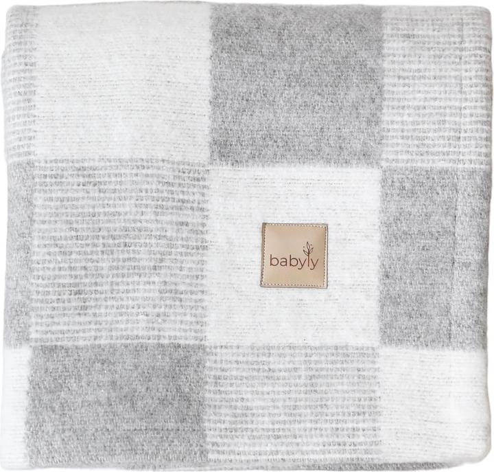 Actual product image Babyly Karierte Decke aus Baumwolle (70 x 100 cm)
