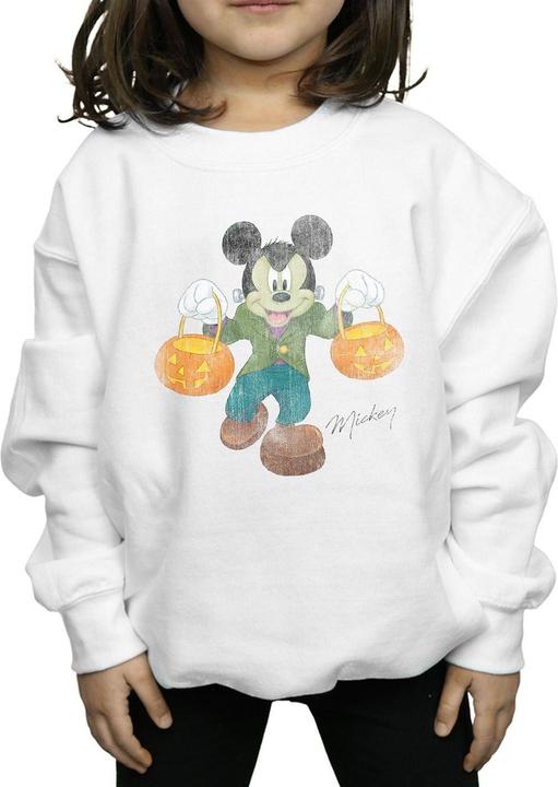 Actual product image Disney Girls Frankenstein Mickey Mouse Sweatshirt (152, 158)
