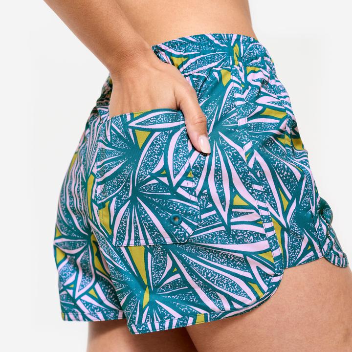Produktbild Olaian Boardshorts Damen Tini Flow blau/violett (40, 42)