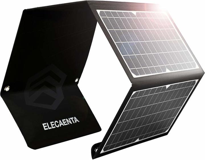 Image du produit Elecaenta Chargeur solaire (18 W, 0.85 kg)