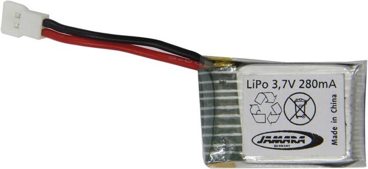 Actual product image Jamara Battery Motionfly Lipo 3.7V 280mAh 1.03Wh (3.70 V, 280 mAh)