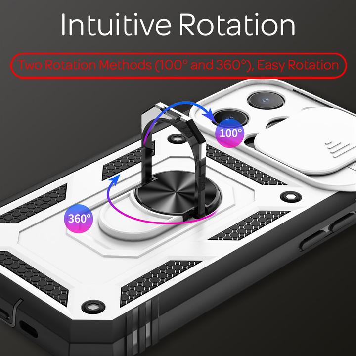 Immagine prodotto Nalia Copertura antiurto dell'anello in stile militare (Apple iPhone 13 Pro Max)
