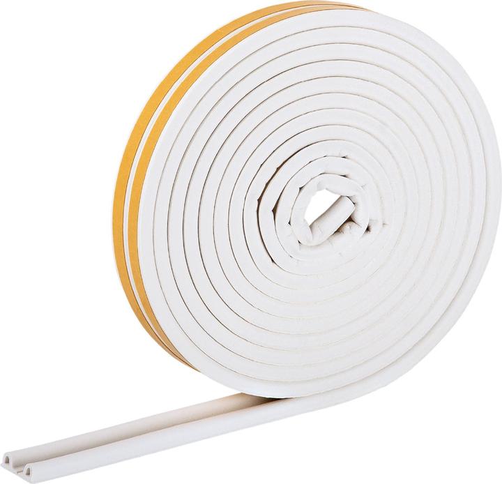 Image du produit Helpmate Türdichtung, selbstklebendes P-Profil, 6 m, weiss