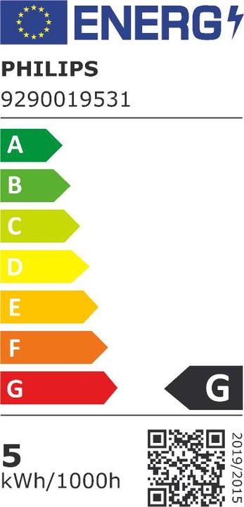 Etichetta energetica Philips Hue Tonalità Argenta Base BT (350 lm, GU10)
