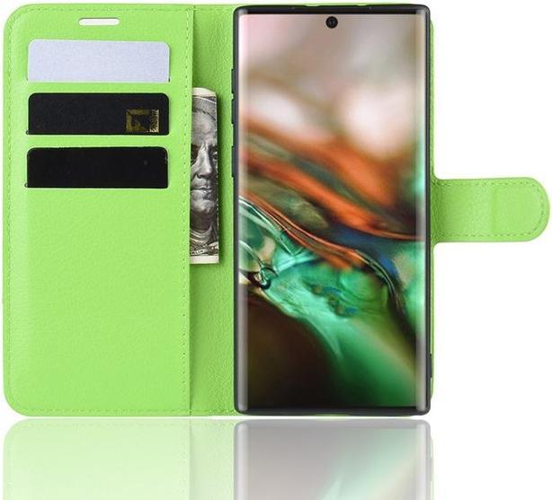 Actual product image MU Classic Litchi Leather Bookcover Series (Samsung Galaxy Note 10)