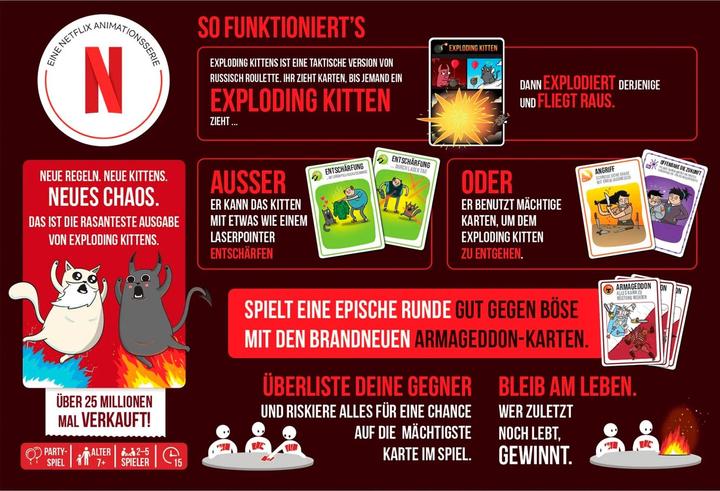 Image du produit Exploding Kittens Good vs Evil (Allemand)