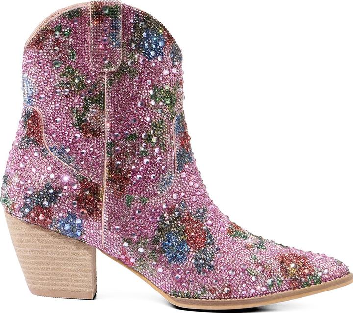 Produktbild Joe Browns Floral Diamanté Western Ankle Boots (38)