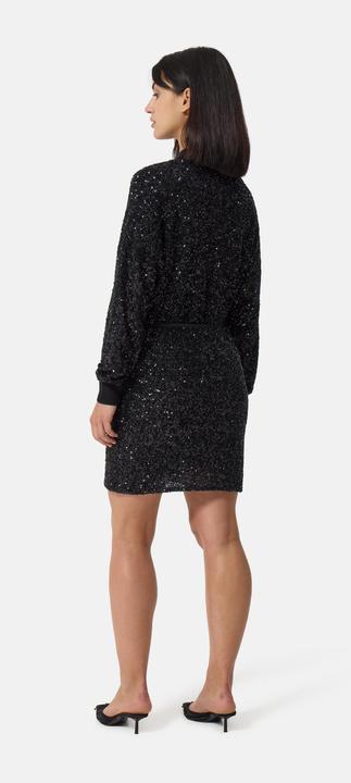 Actual product image Cash-Mere Wolle Kaschmir Rock mit Pailletten (L)