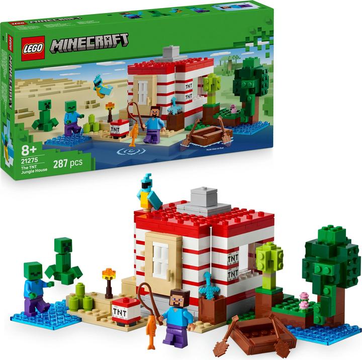 Actual product image LEGO Das TNT-Dschungelhaus (21275, LEGO Minecraft)