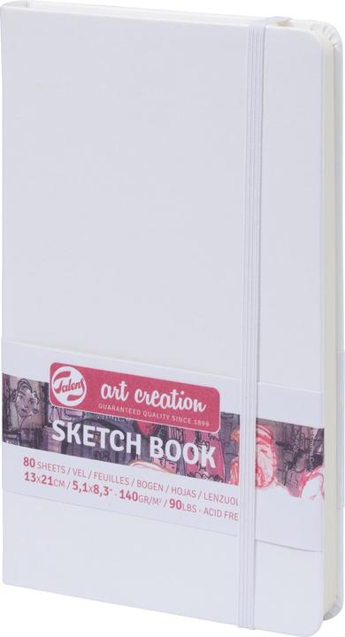 Talens Sketchbook (13 x 21 cm, Blanc, Couverture rigide)