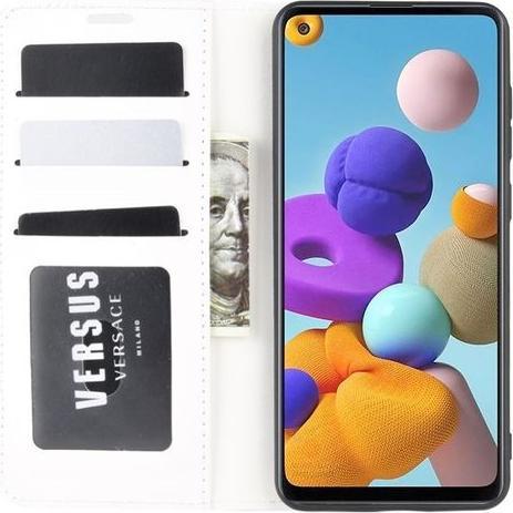 Produktbild MU Classic Crazy Horse Leder Bookcover Series (Samsung Galaxy A21s)