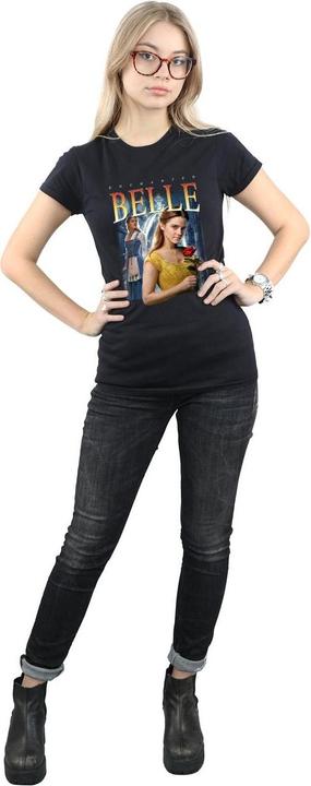 Actual product image Disney Womens/Ladies Beauty And The Beast Belle Montage Cotton T-Shirt (M)