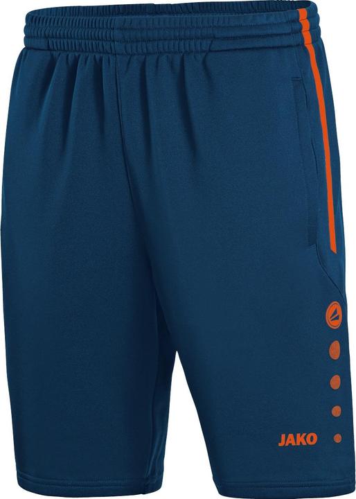 Fluorescent Red, Navy