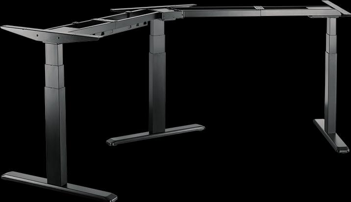 Image du produit LogiLink Pied de bureau réglable en hauteur électriquement, 120° d'angle