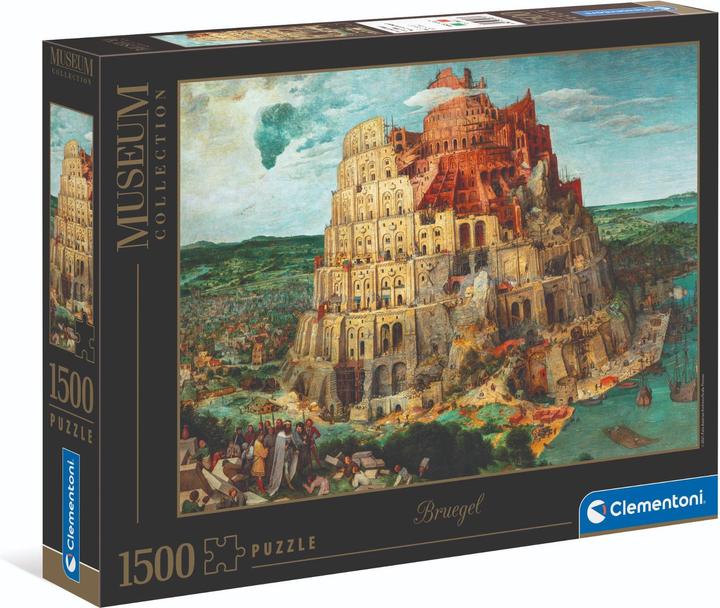 Image du produit Clementoni Puzzle Bruegel, Tower of Babel 1500 pcs. (1500 pièces)