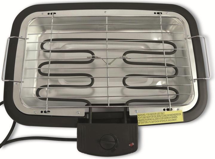 Produktbild Alpina Maschinen Elektro Tisch-Standgrill 2000W schwarz (2 kW)