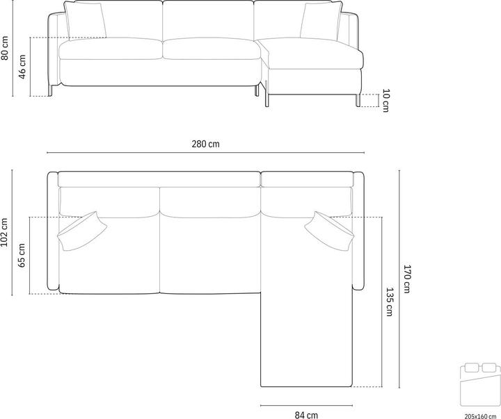 Produktbild Micadoni Gloria (Ecksofa)