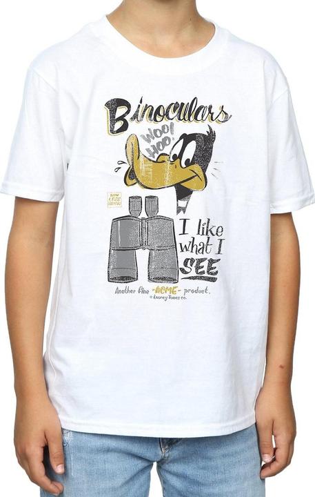 Actual product image Looney Tunes Boys Daffy Duck Binoculars T-Shirt (116)