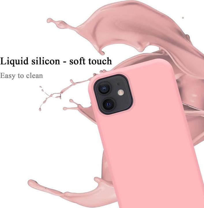Actual product image Cadorabo TPU Liquid Silicone Case Cover (Apple iPhone 12 mini)