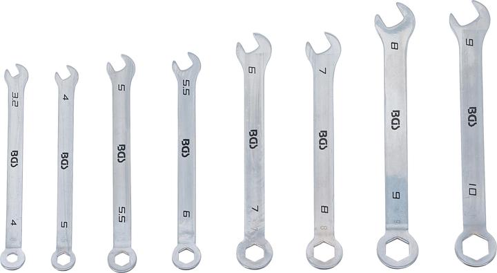 Immagine prodotto BGS Set di chiavi combinate Versione mini SW 4 - 10 mm 8 pezzi. (10 mm)