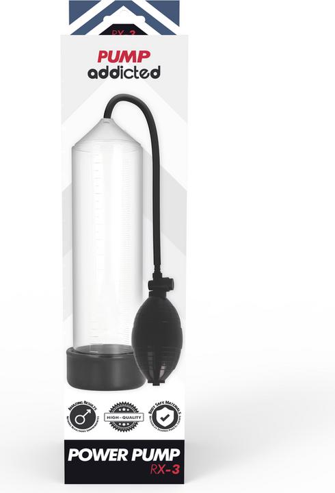 Actual product image Pump Addicted Penis pump " RX-7/ RX-5/ RX-3"