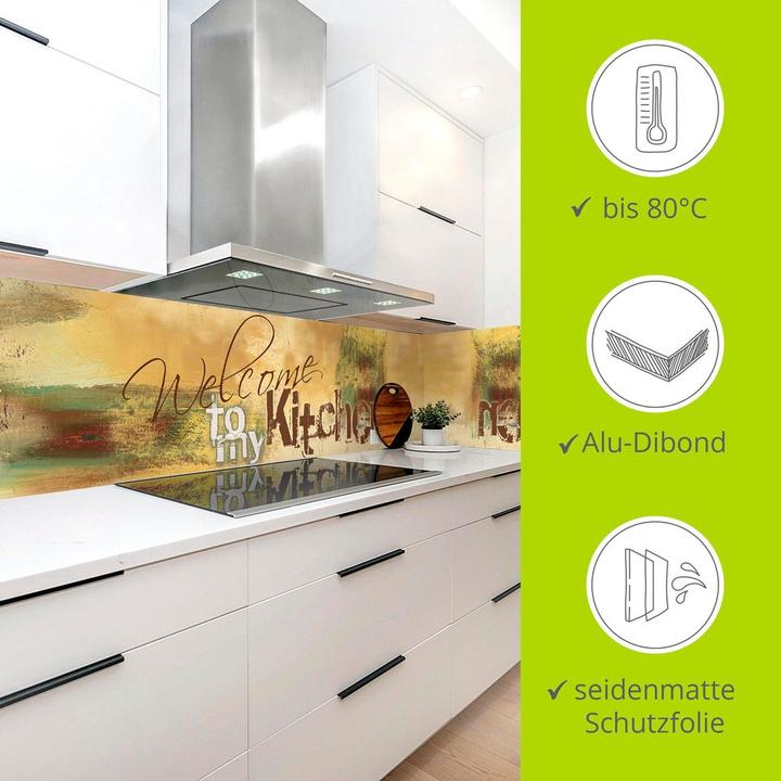 Immagine prodotto Artland Alzatina in alluminio per cucina Benvenuti nella mia cucina