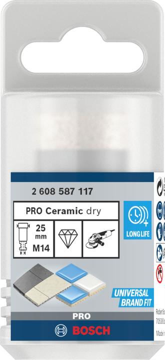 Actual product image Bosch Professional Zubehör PRO Core Cutter dry, 25 x 35 x 22.23 mm (25 mm)