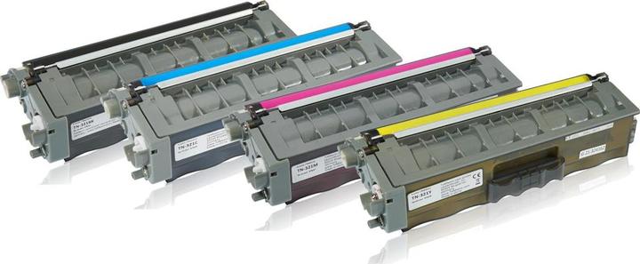 Immagine prodotto Inkadoo Toner multipack compatibile con Brother TN-321 contiene 4x cartuccia toner nero ciano magenta... (FC)